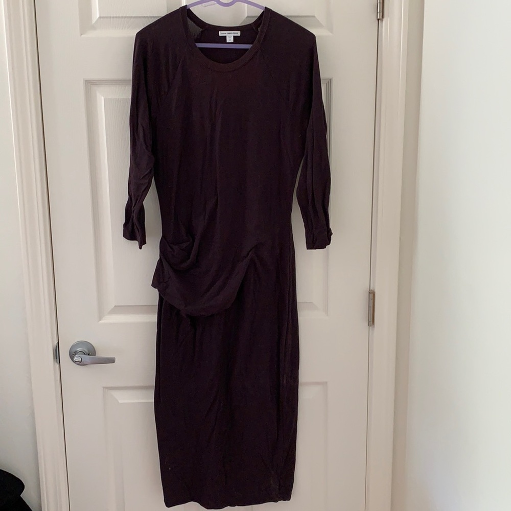 James Perse Double Layer Knit Dress